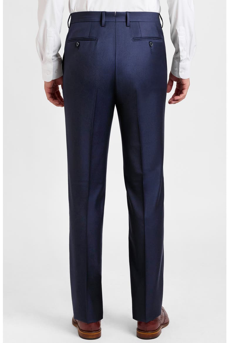 Roma2 Super 130's Bi-Stretch Wool Trousers, Alternate, color, Navy