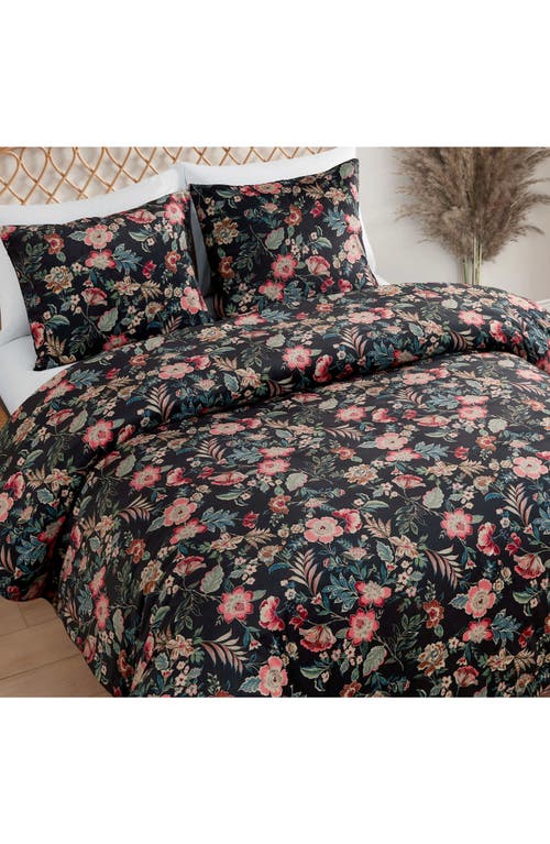 Jessica Simpson Arcadian Comforter Set In Black