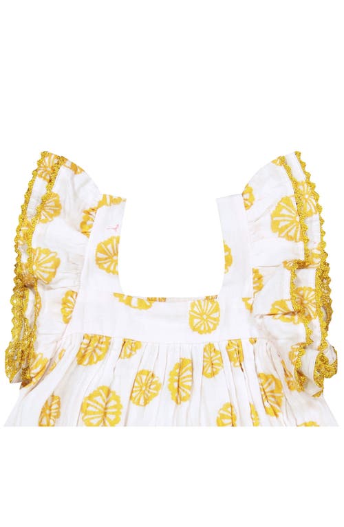 Mer St. Barth Serena Girl's Tassel Dress In White