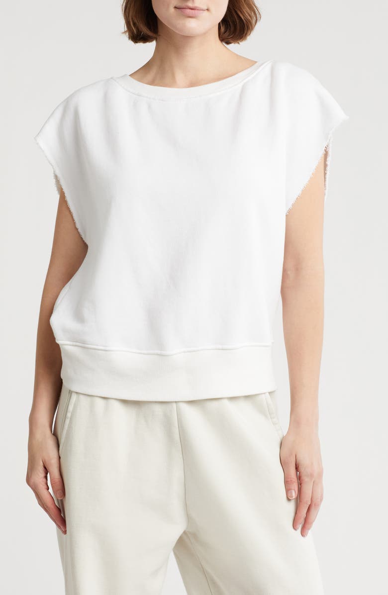 Spiritual Gangster La Vida Short Sleeve Cotton Blend Pullover, Main, color, 