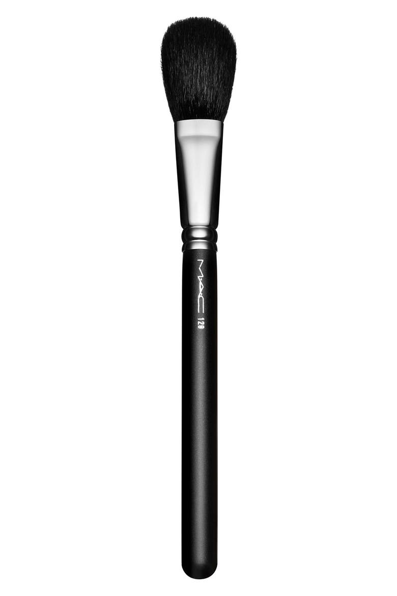 MAC 129 Powder/Blush Brush, Main, color, NO COLOR
