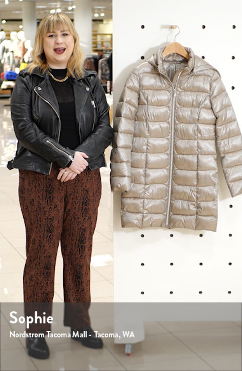 Three-Quarter Packable Puffer Jacket, sales video thumbnail