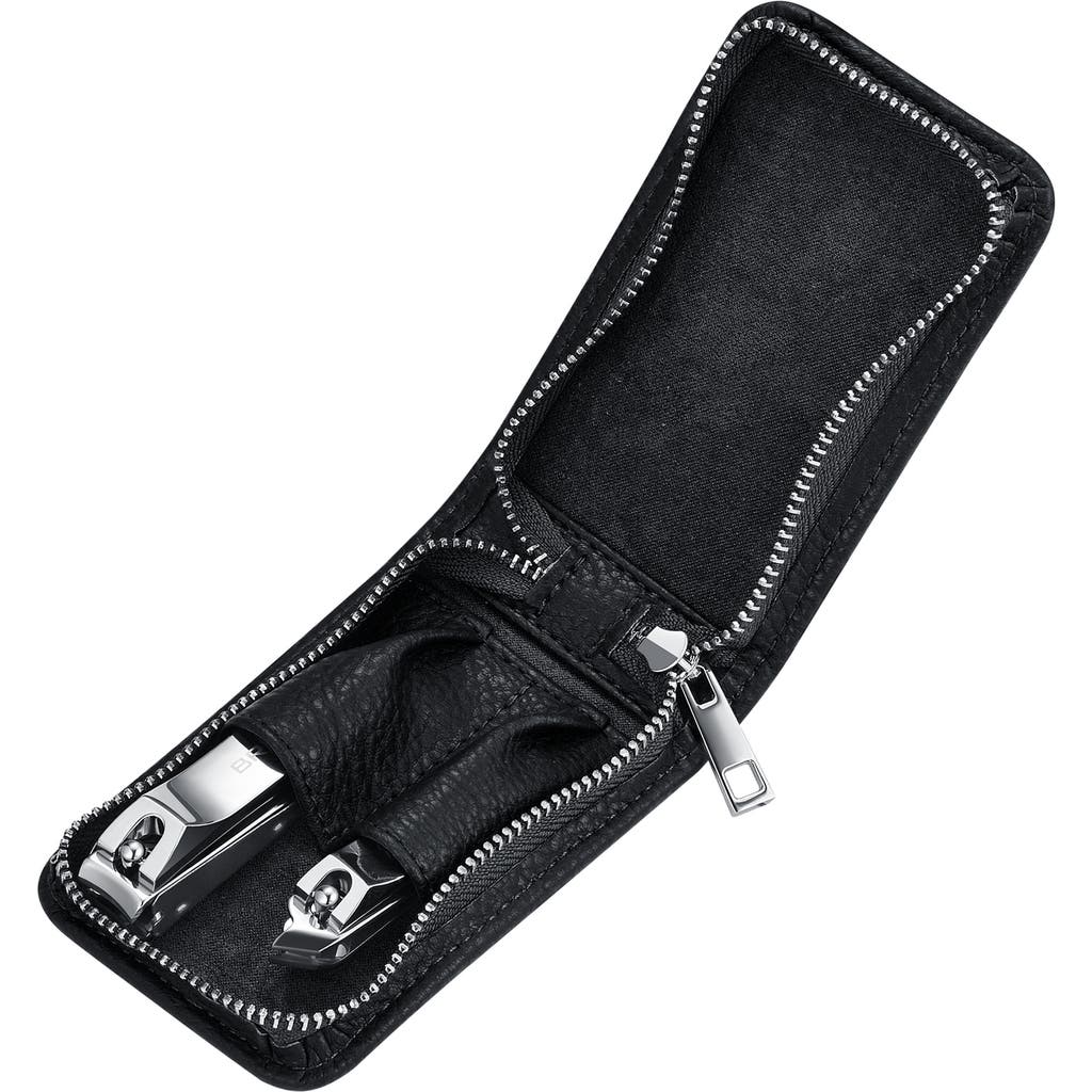 Breed Dagger 2 Piece Surgical Steel Groom Kit In Black