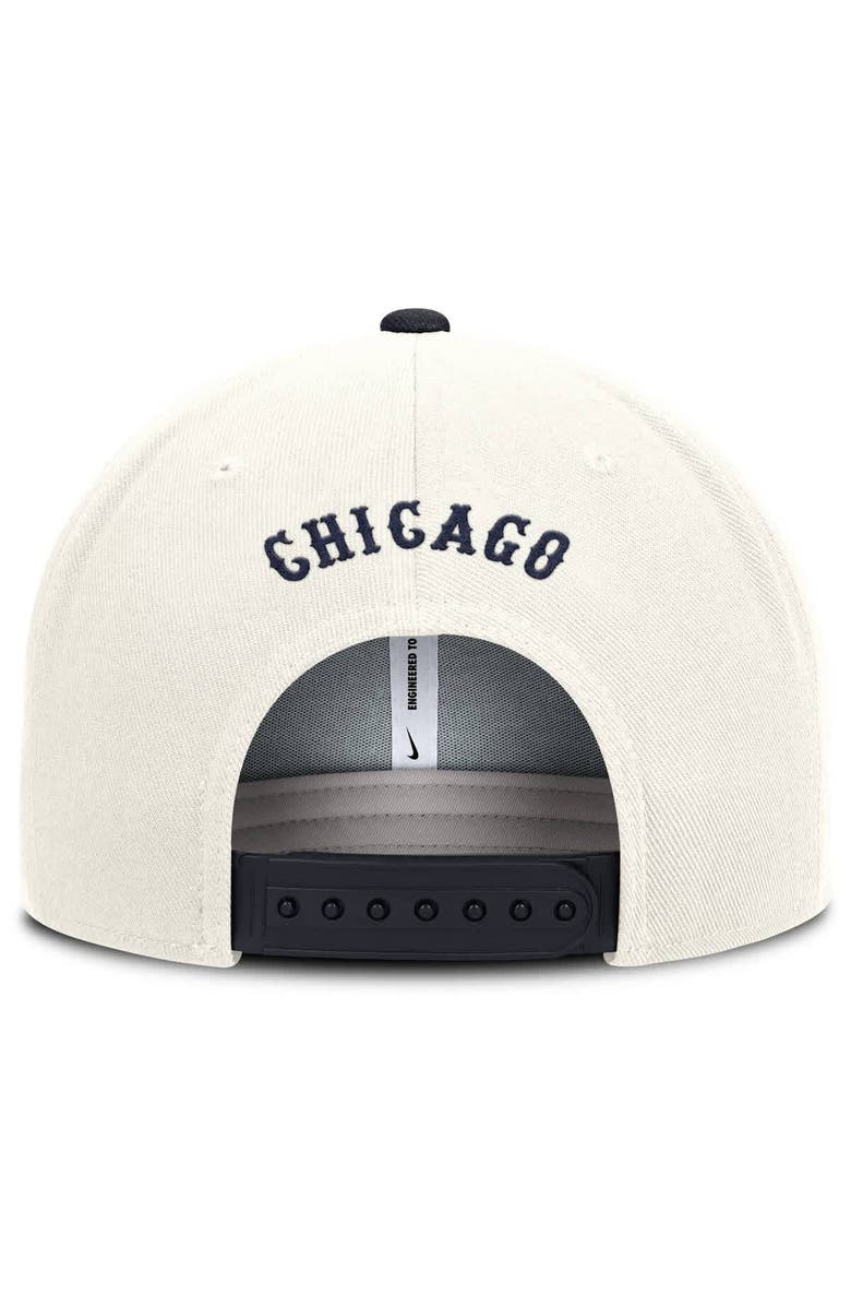 Nike Men's Nike Cream/Navy Chicago White Sox Cooperstown Pro Dri-FIT Snapback Hat, Alternate, color, Cream