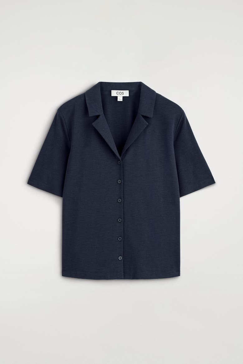Modal-jersey Shirt, Alternate, color, NAVY