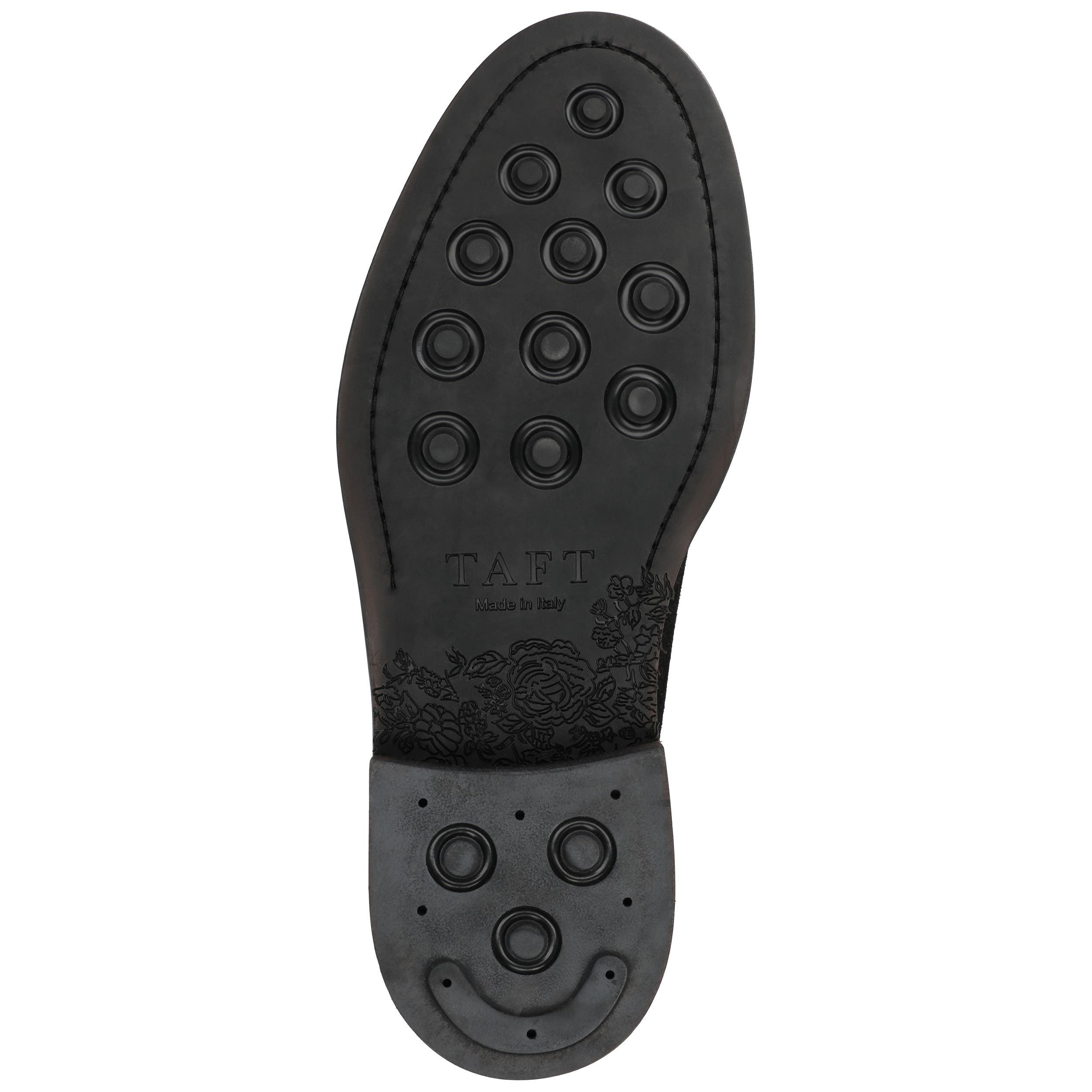 TAFT Men
s Glen Chelsea Boot, Alternate, color, Black Suede