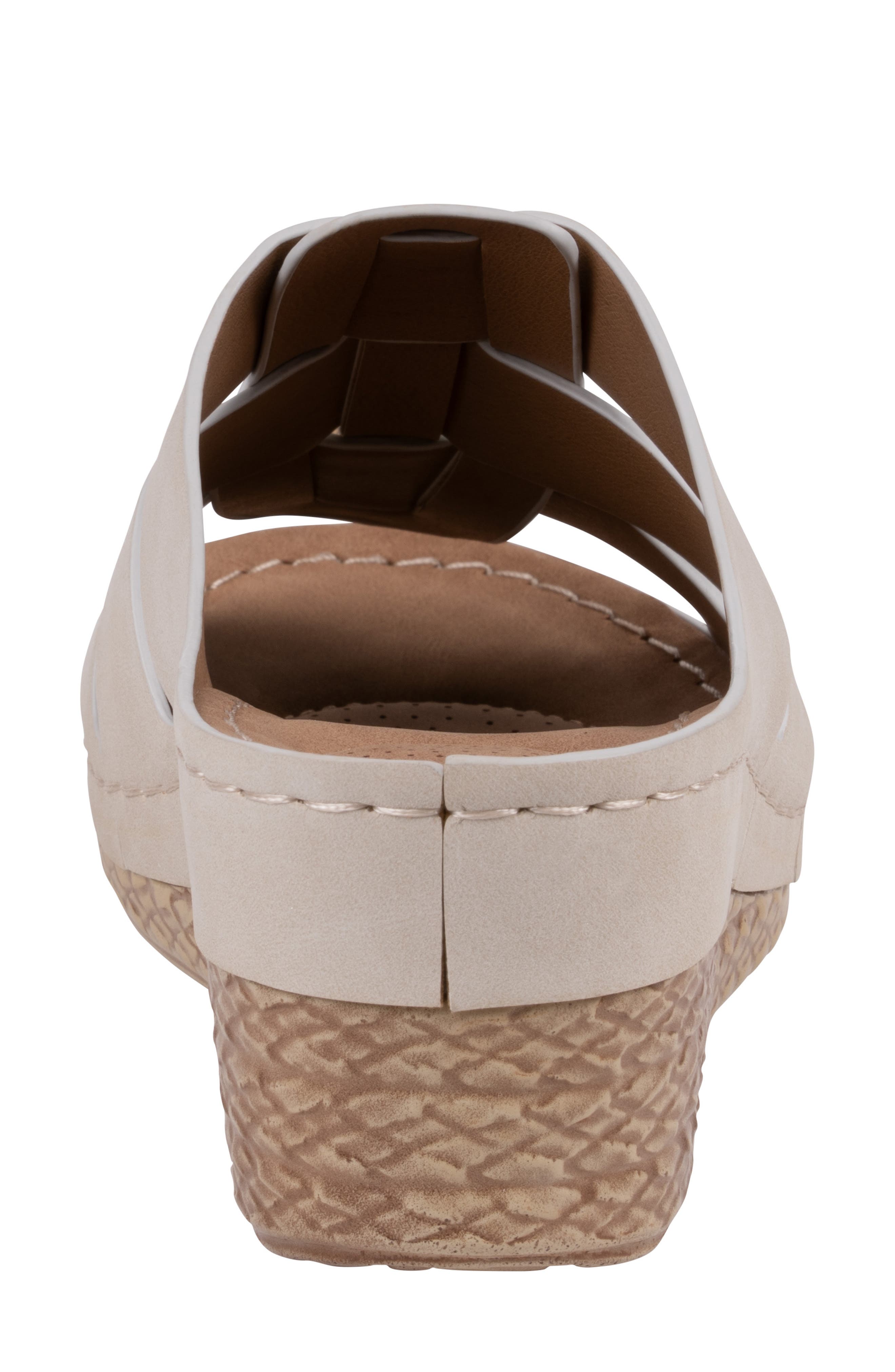 Monte Wedge Sandal, Alternate, color, BEIGE