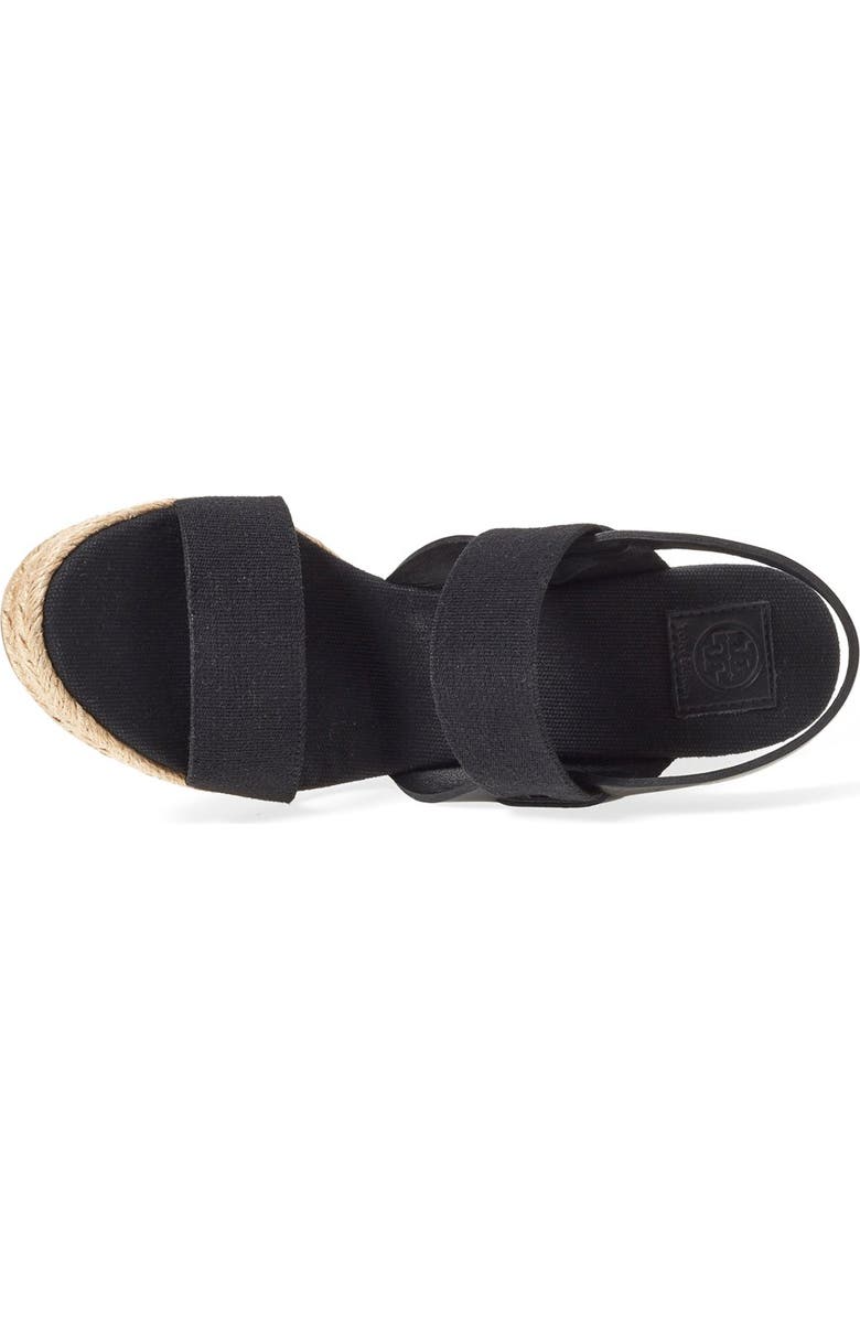 Tory Burch Espadrille Wedge Sandal, Alternate, color,