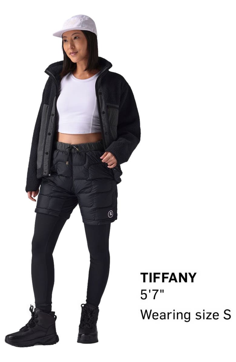 Backcountry Waas Allied Down Short - Women's, Alternate, color, Black