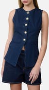 Blu Pepper Button Up Vest