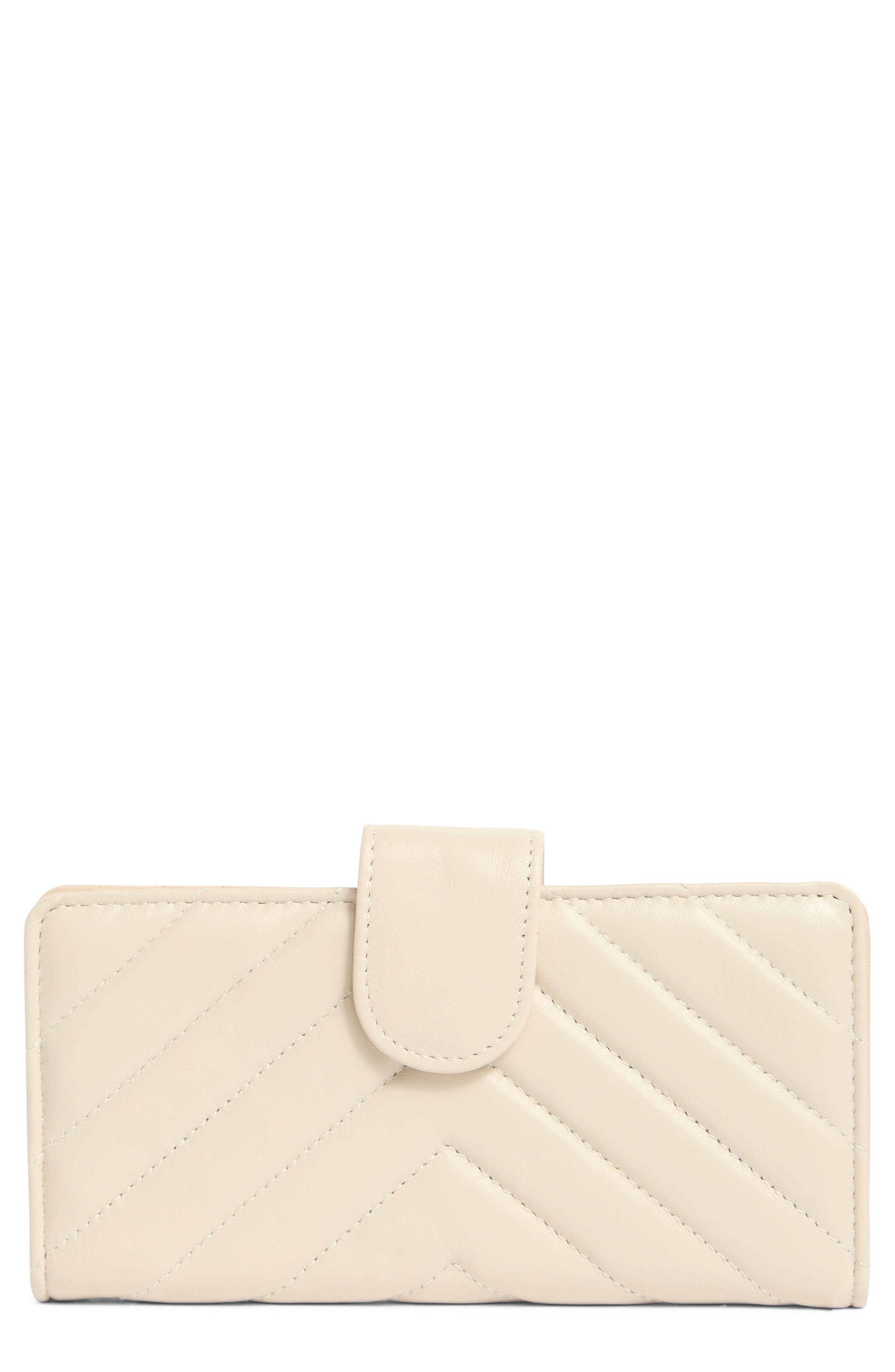 MUNDI SMALL LEATHER GOODS Quilted Slim Wallet