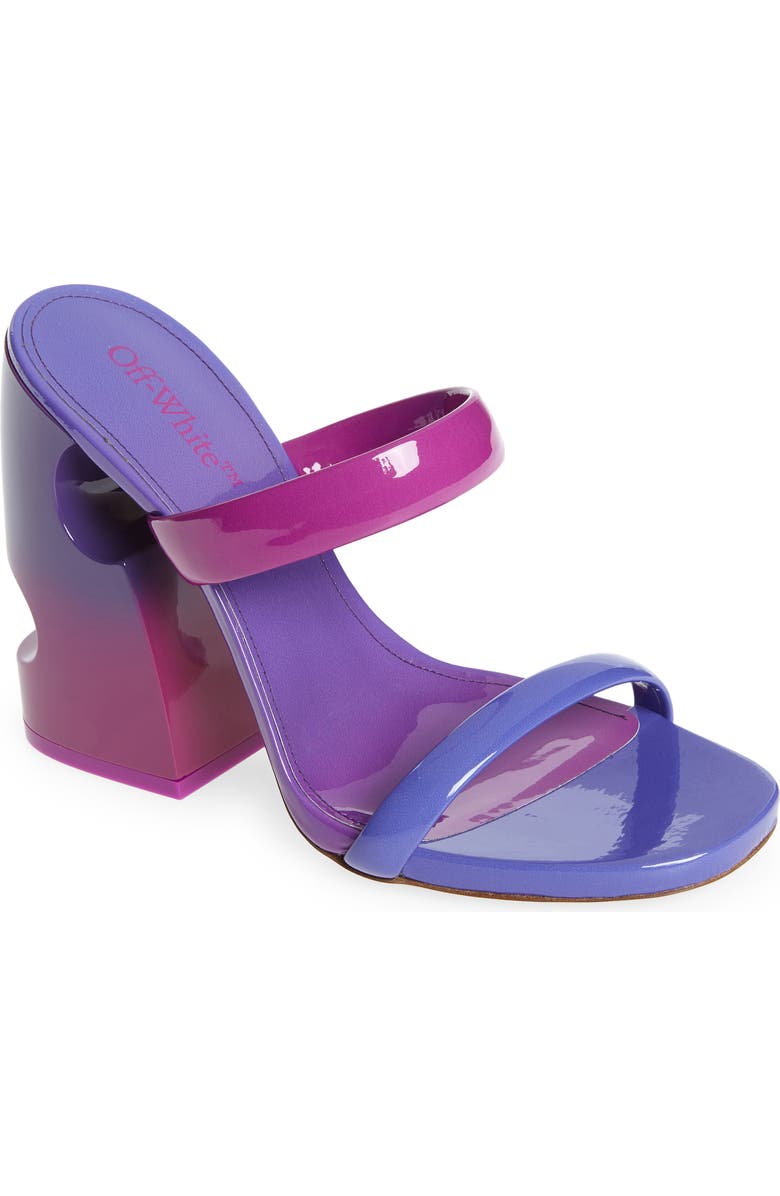 Off-White Shade Meteor Block Heel Slide Sandal, Main, color,