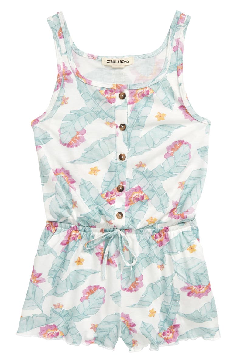 Billabong Take Away Tank Romper, Main, color, 