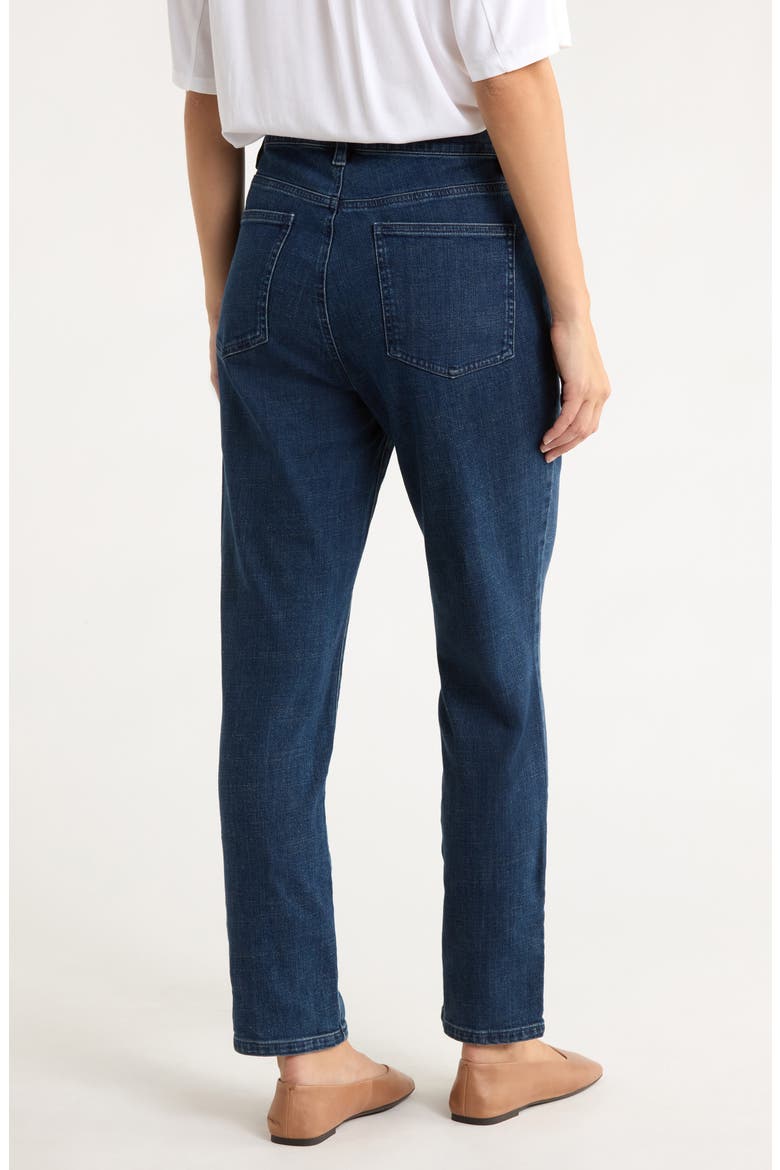 High Waist Slim Ankle Jeans, Alternate, color, MDNGO