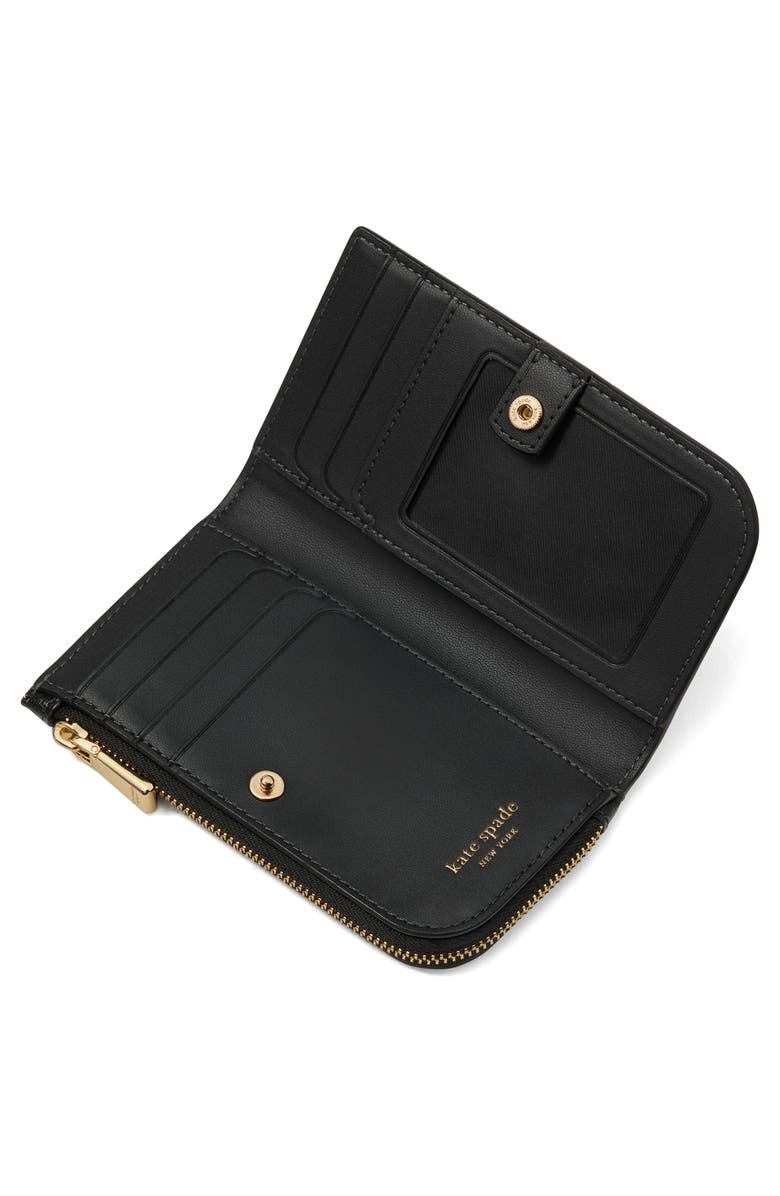Kate Spade New York small devin saffiano leather bifold wallet, Alternate, color, 