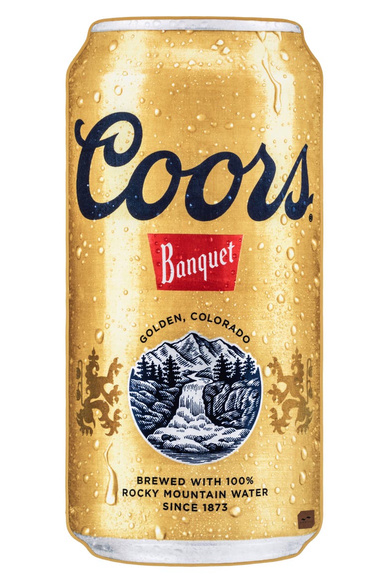Coors Beach Towel, Main, color, TAN