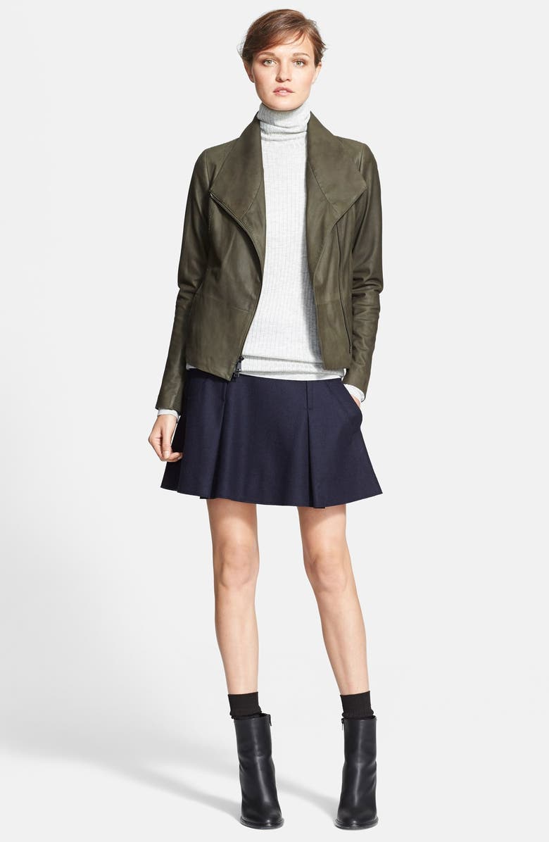 Vince Scuba Leather Jacket, Alternate, color,