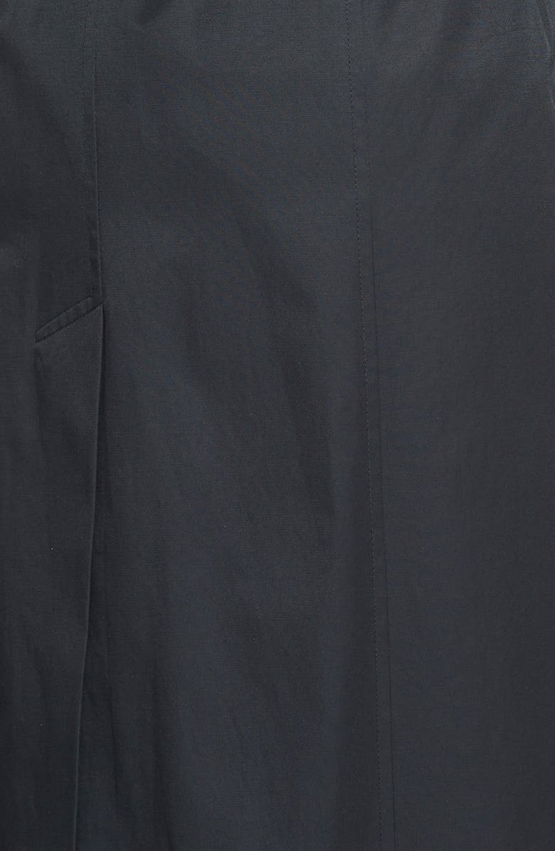 London Fog Hooded Long Single Breasted Trench Coat, Alternate, color, 