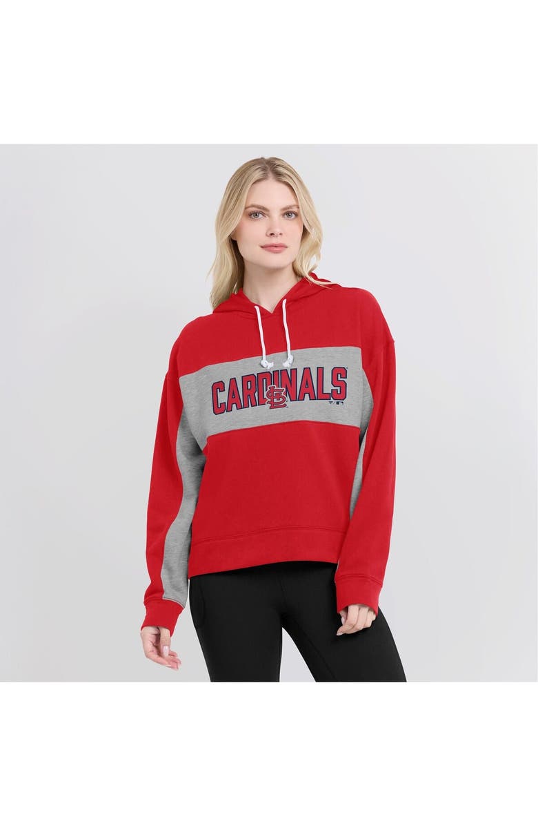 FANATICS Women's Fanatics Red St. Louis Cardinals Filled Stat Sheet Pullover Hoodie, Alternate, color, Red