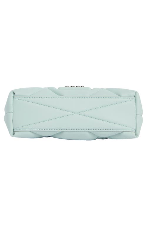 Hugo Boss Boss Abelie Quilted Faux Leather Hobo Bag In Green