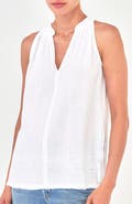 ocean+main Sleeveless Gauze Top