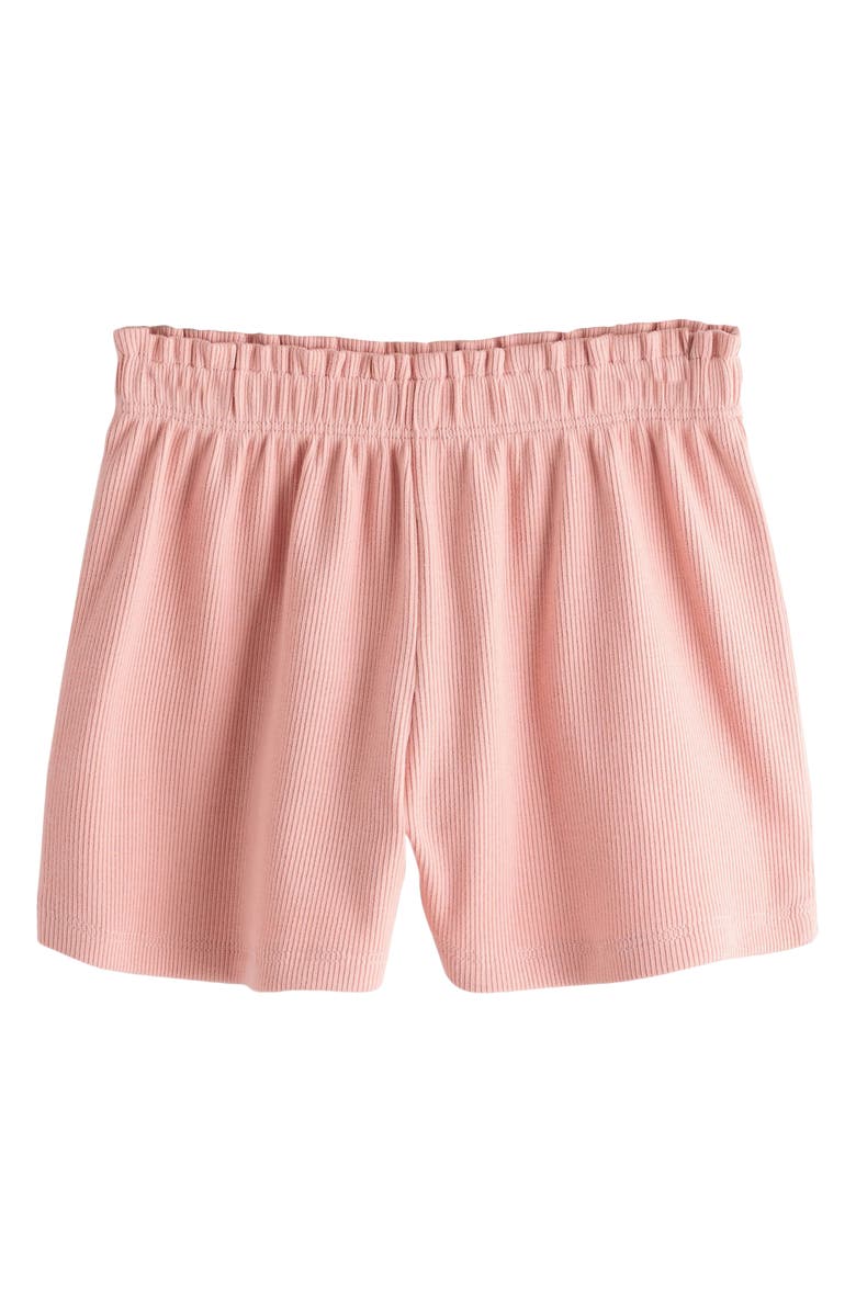 NEXT 5-Pack Stretch Cotton Frill Hem Shorts, Alternate, color, Neutral