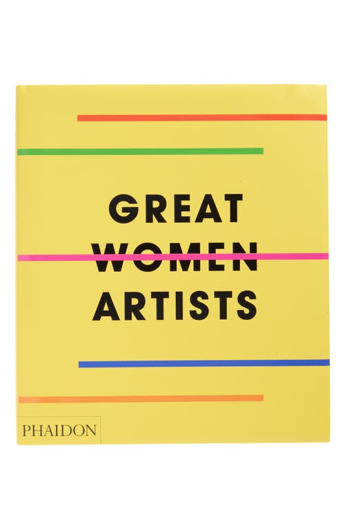 Phaidon Press 'Great Women Artists' Book in Yellow 