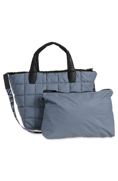 Veecollective Medium Porter Water Repellent Quilted Tote In Gray