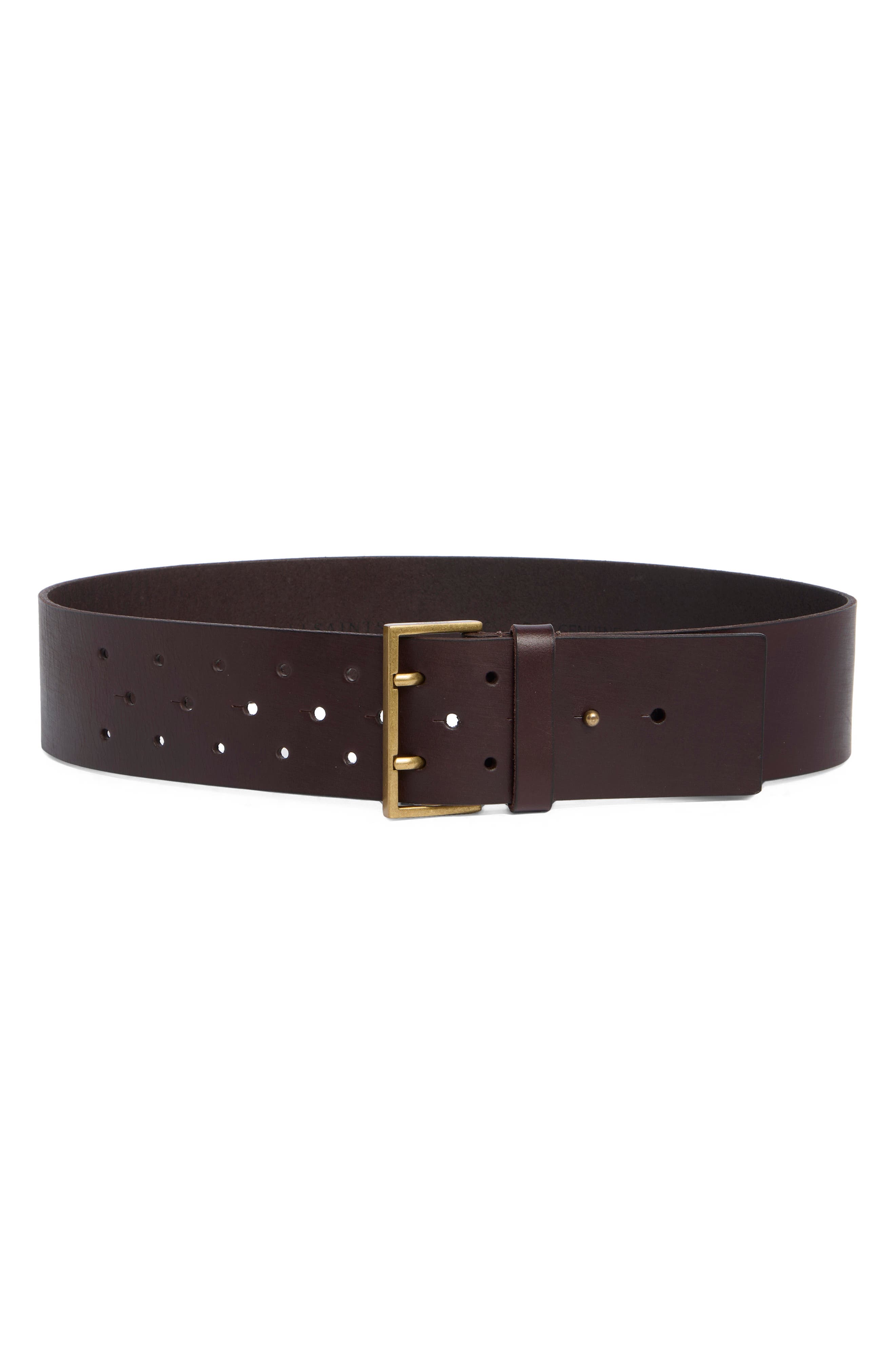 Wide Glossy Belt