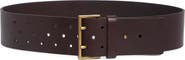 AllSaints Wide Glossy Belt