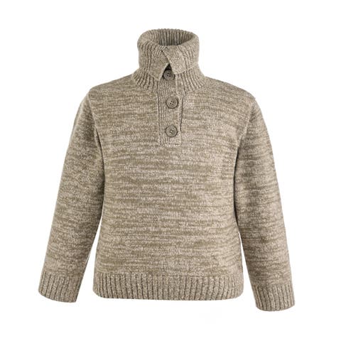 Button Knit Sweater