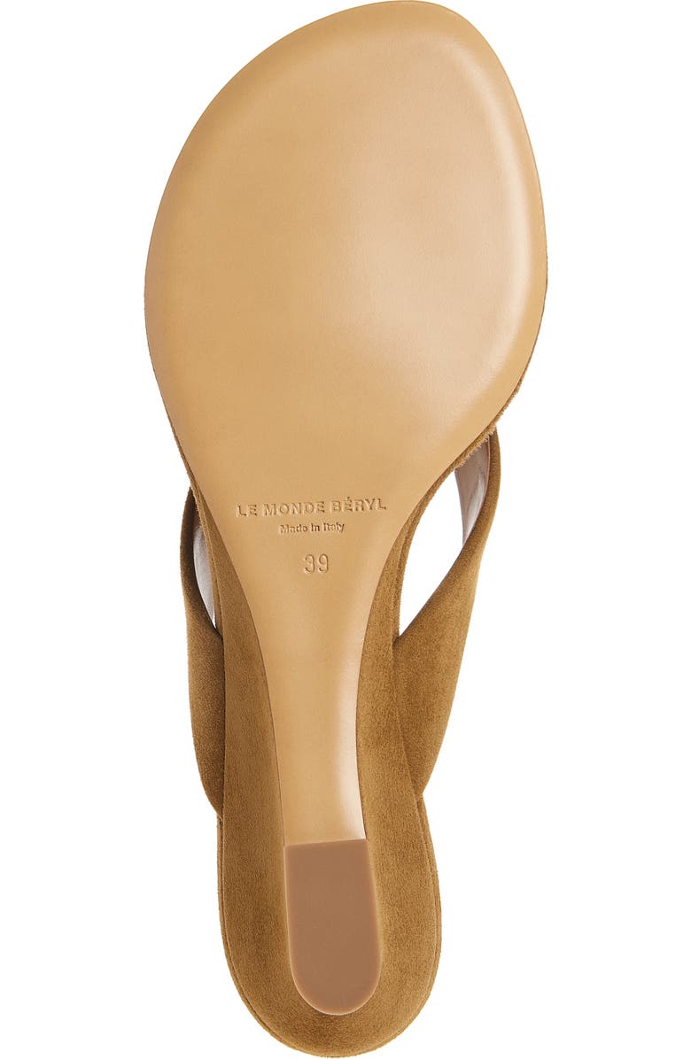 Le Monde Béryl Micro Wedge Flip Flop, Alternate, color, Taupe