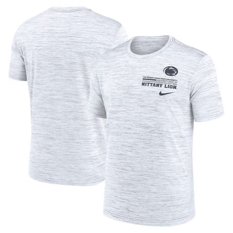 Men's Nike White Penn State Nittany Lions Velocity Stacked Performance T-Shirt