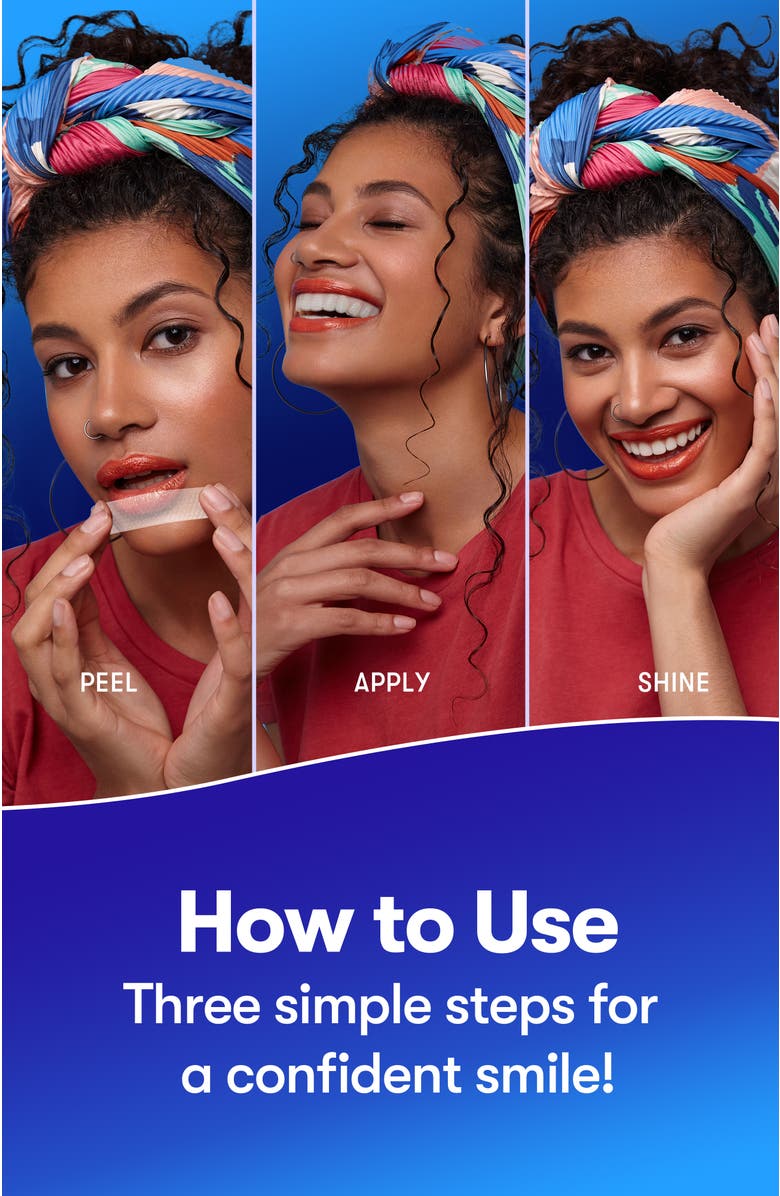 MySmile Non-Slip Teeth Whitening Strips with Natural Ingredients, Alternate, color, 21 Sets