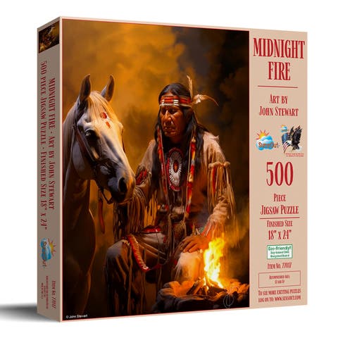 Midnight Fire 500 piece Jigsaw Puzzle for Adults