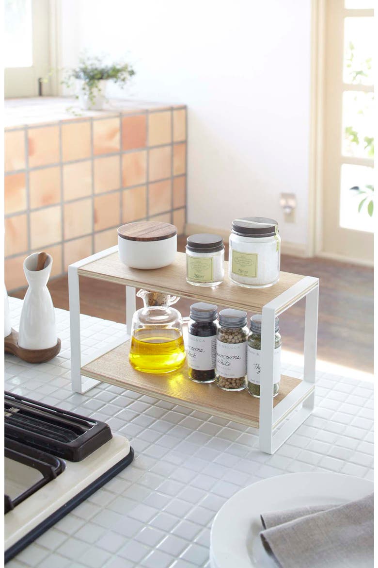 Tosca Countertop Spice Rack, Alternate, color, WHITE