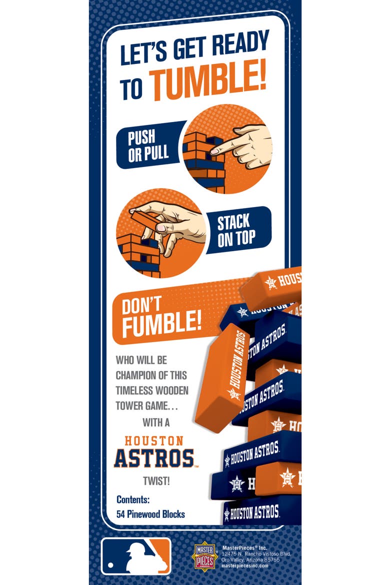 Houston Astros Tumble Tower, Alternate, color, Multicolor