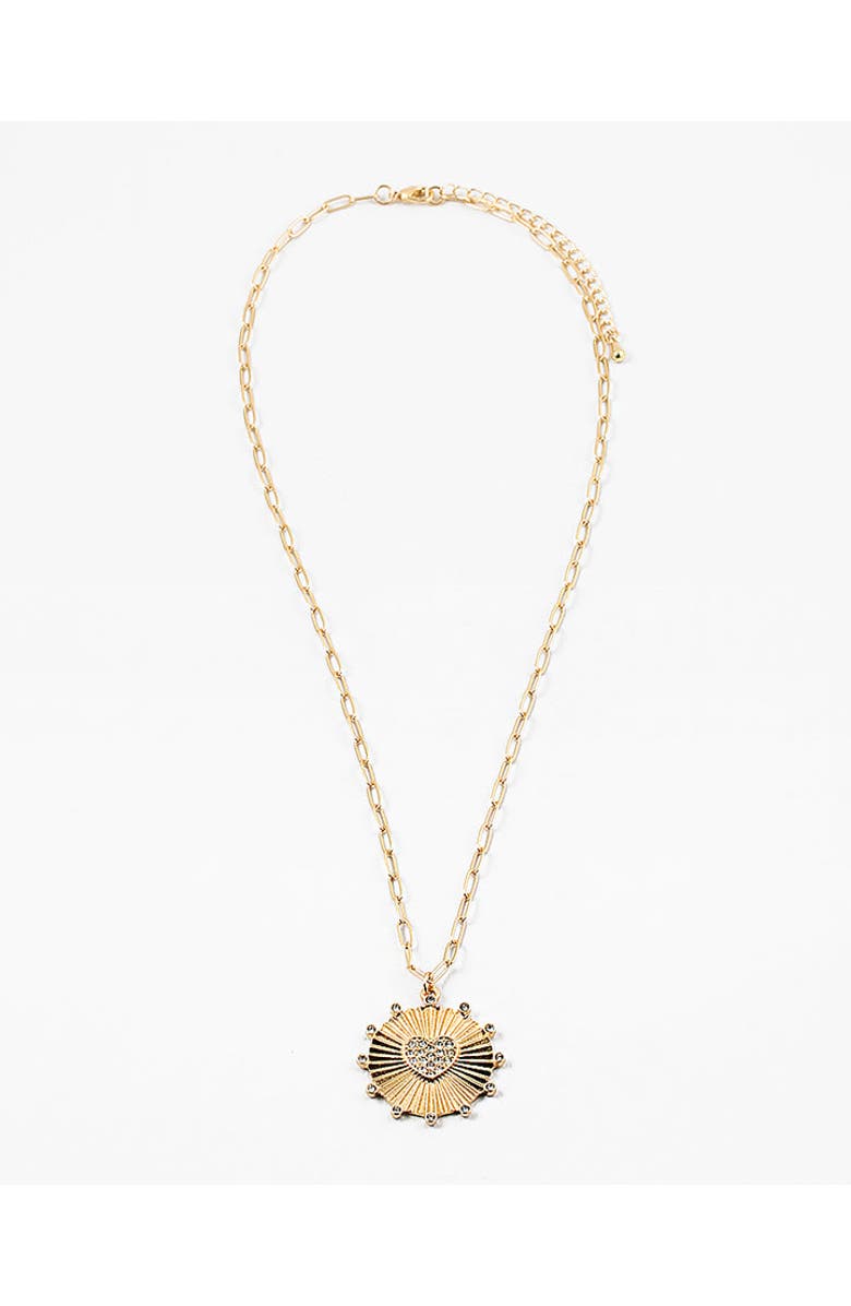 Erin McDermott Jewelry Scarlett Necklace, Main, color, Gold