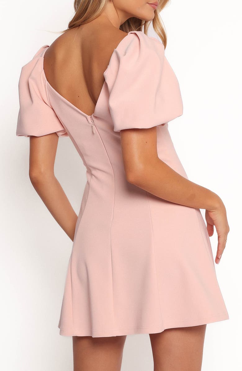 Petal & Pup Fletcher Puff Sleeve Minidress, Alternate, color, Pink