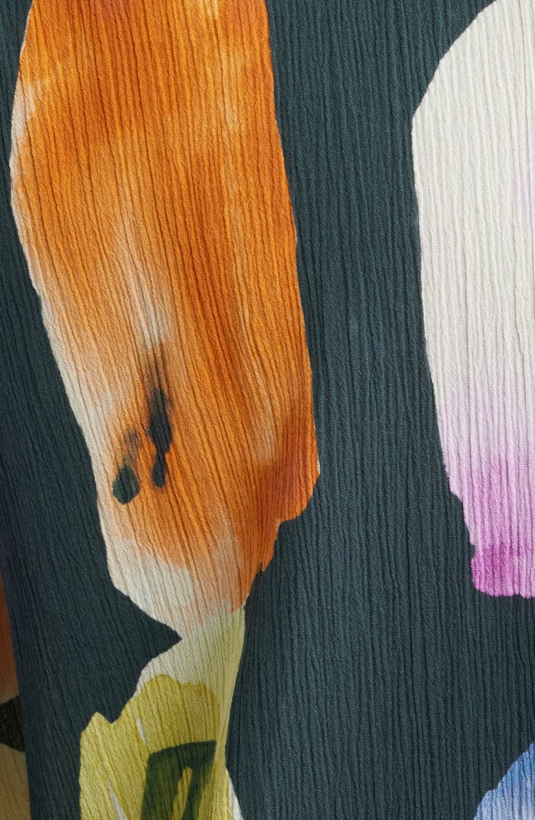 Obey Jems Abstract Print Cotton Seersucker Camp Shirt, Alternate, color,