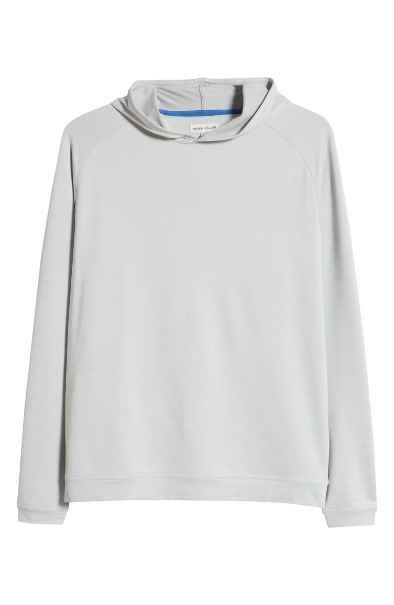 Peter Millar Pine Performance Hoodie, Alternate, color, British Grey
