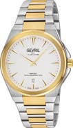 GEVRIL Montauk Stainless Steel Bracelet Watch, 40mm