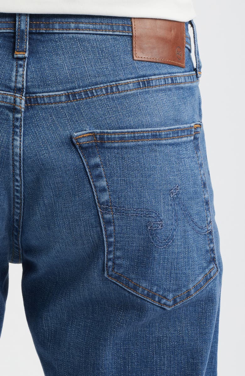 AG Slim Straight Leg Jeans, Alternate, color, Grove