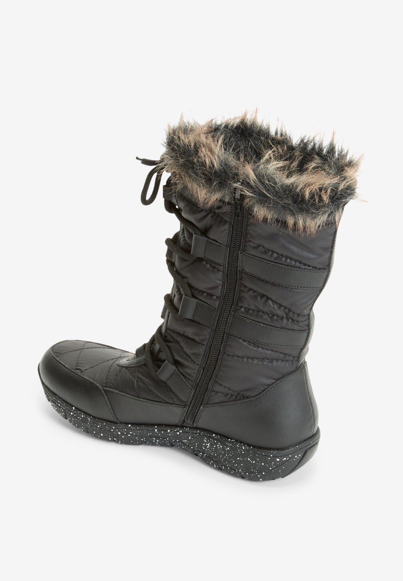Comfortview The Izabella Trail Weather Boot, Alternate, color, Black