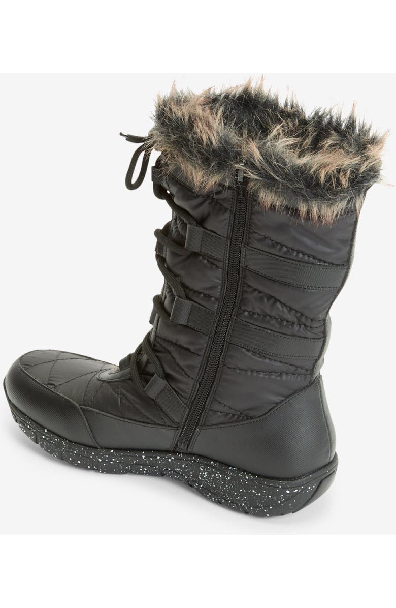 Comfortview The Izabella Trail Weather Boot, Alternate, color, Black