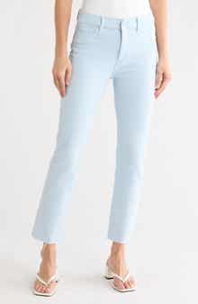 Mara Raw Hem Ankle Straight Leg Jeans
