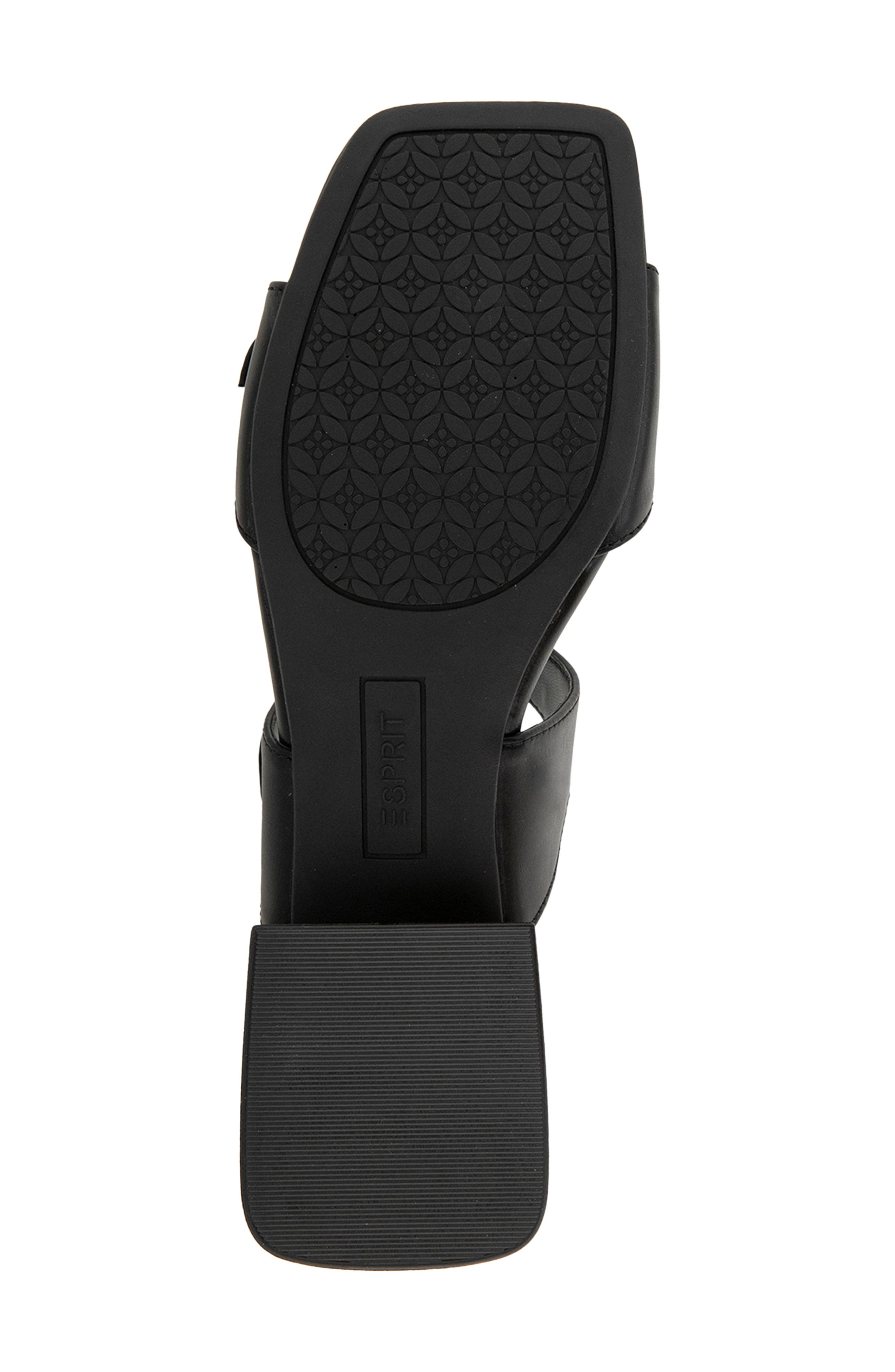 Esprit Megan Slide Sandal, Alternate, color, Black Pu