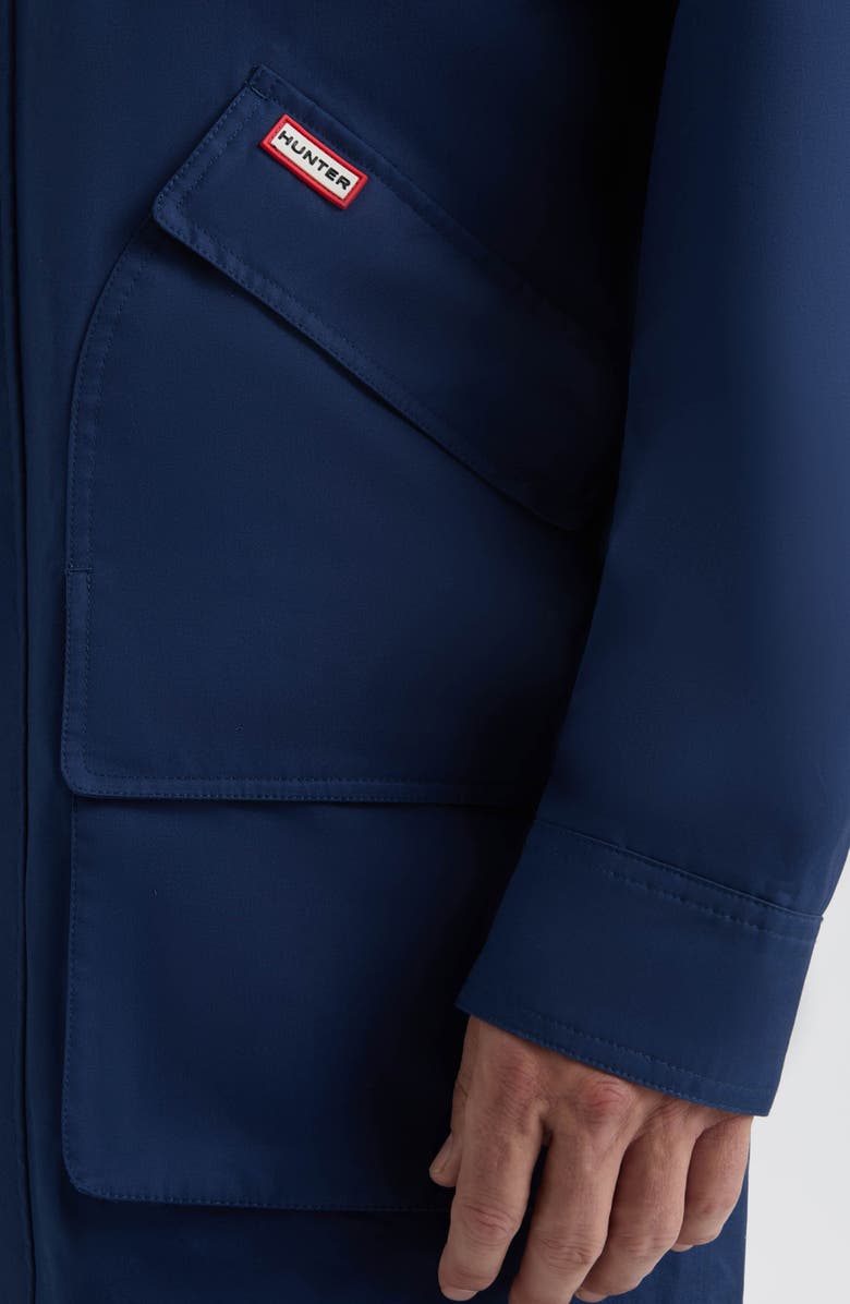 Hunter Downing Hooded Rain Jacket, Alternate, color, Naval Academy