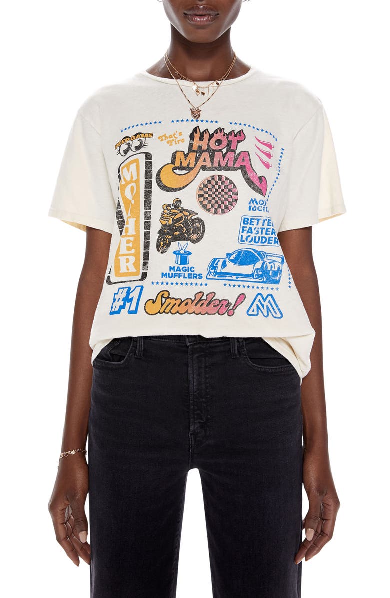 MOTHER The Rowdy Graphic T-Shirt, Main, color, 