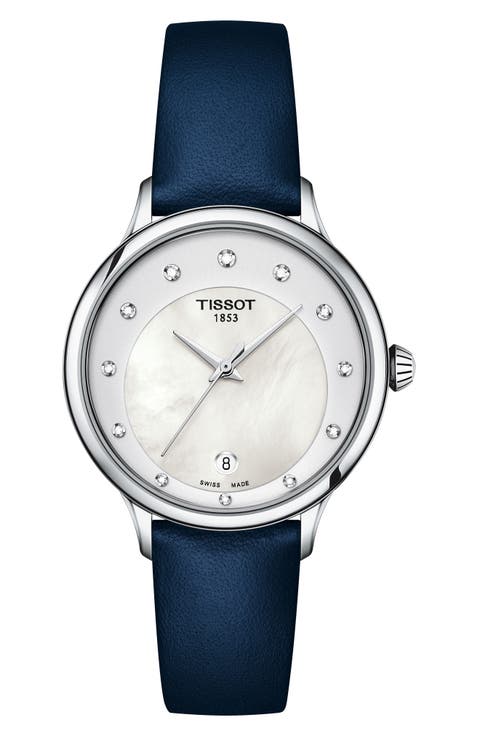 Odaci-T Leather Strap Watch, 33mm